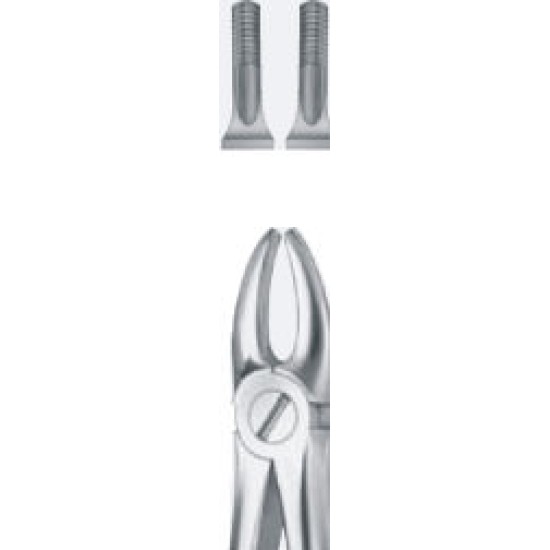 Tooth Forceps for upper incisor and canine fig. 2