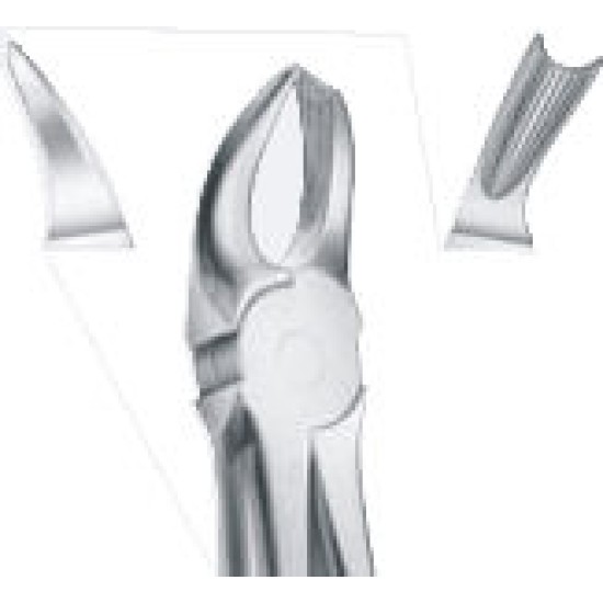 Tooth Forceps, for upper molars right, gripping in depth, fig 89