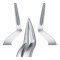 Tooth Forceps for upper roots, long pattern narrow beaks fig: 51AL