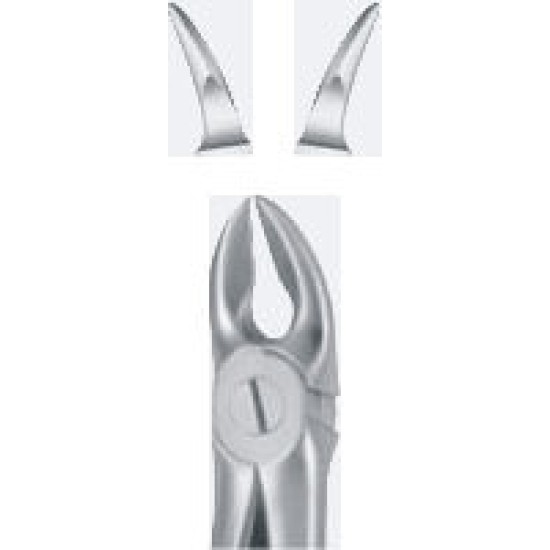 Tooth Forceps, for separating upper molars roots, fig: 55