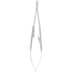 Needle Holder, CASTOVIJO Curved, 18 cm, TC