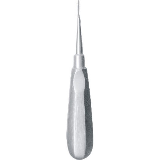 Tooth Elevator, Lindo-levian Serrated Elevator 2.5 mm - Straight