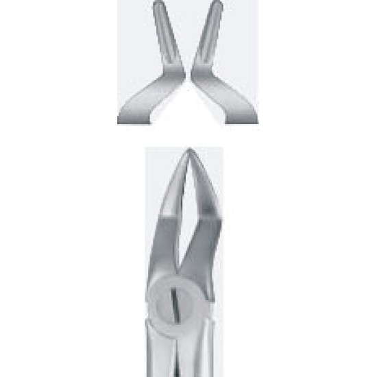 TOOTH FORCEPS FOR CHILDREN without spring for upper roots FIG. 51 s