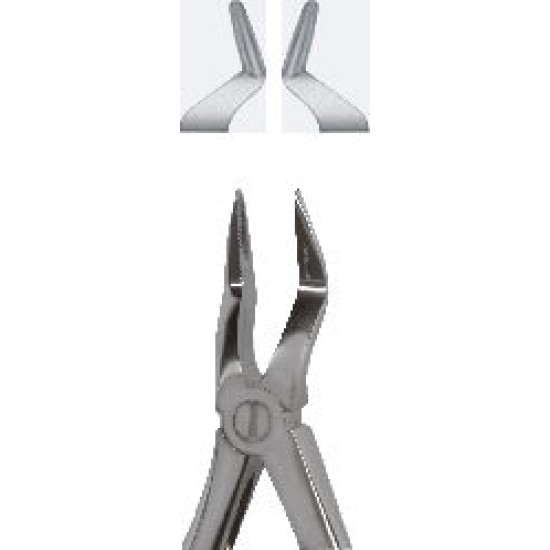 Tooth Forceps for children with spring for upper roots (Schmidt) # 51