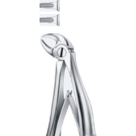 Tooth Forceps for children with spring for lower incisors (Klein) # 13