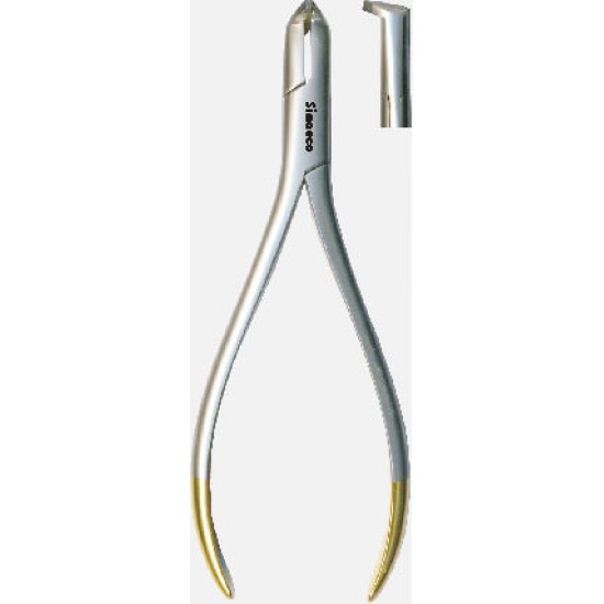 Orthodontic Cutter, Distal End Cutter, TC, with Safety Hold 15 cm