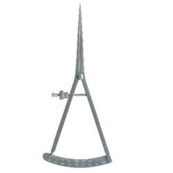 Castroviejo Caliper, 0-40 mm Range, Straight 15 cm Long.
