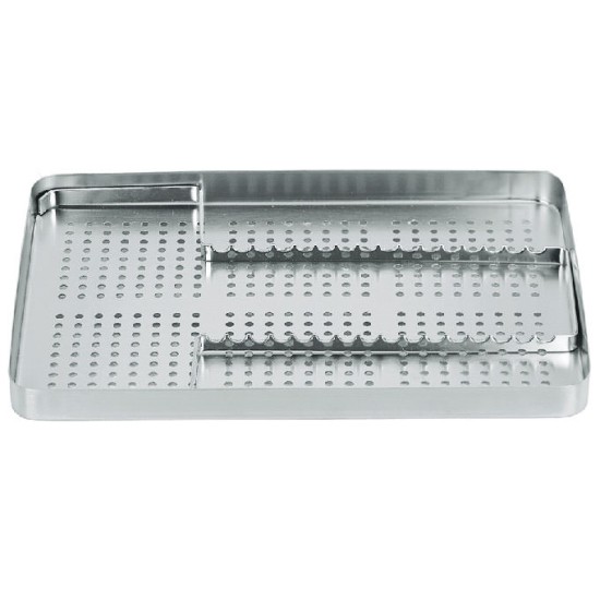 Instruments Tray,  With Rack (PERFORATED ) 290 x 185 x 25 mm